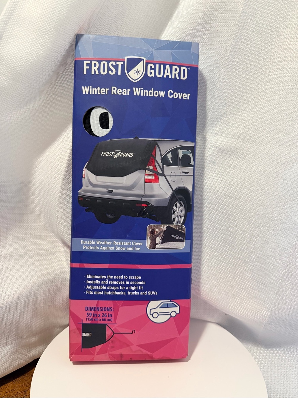Winter Rear Window Cover - Black